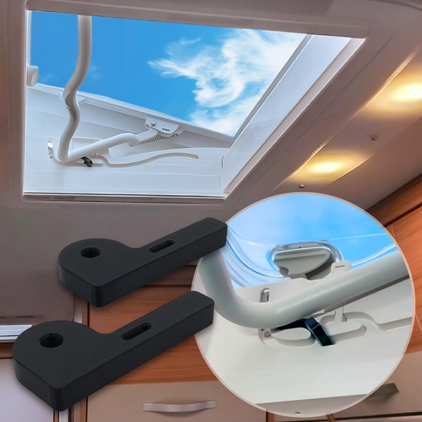 MaJoCompTec® CAMPERPART Lock for Dometic Roof Windows, Motorhome Roof Hatch