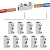 PATIKIL Steel Wire Rope Cable Clamp, 10 Pack M3.5 Wire