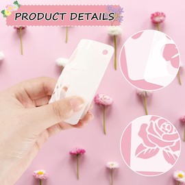 JULMELON JULMELON Flower Stencils for Wood, 20Pcs Sunflower Painting Stencil Reusable Stencils DIY for Wall Floor Decor Rock Dot Painting Art Projects (3inch)