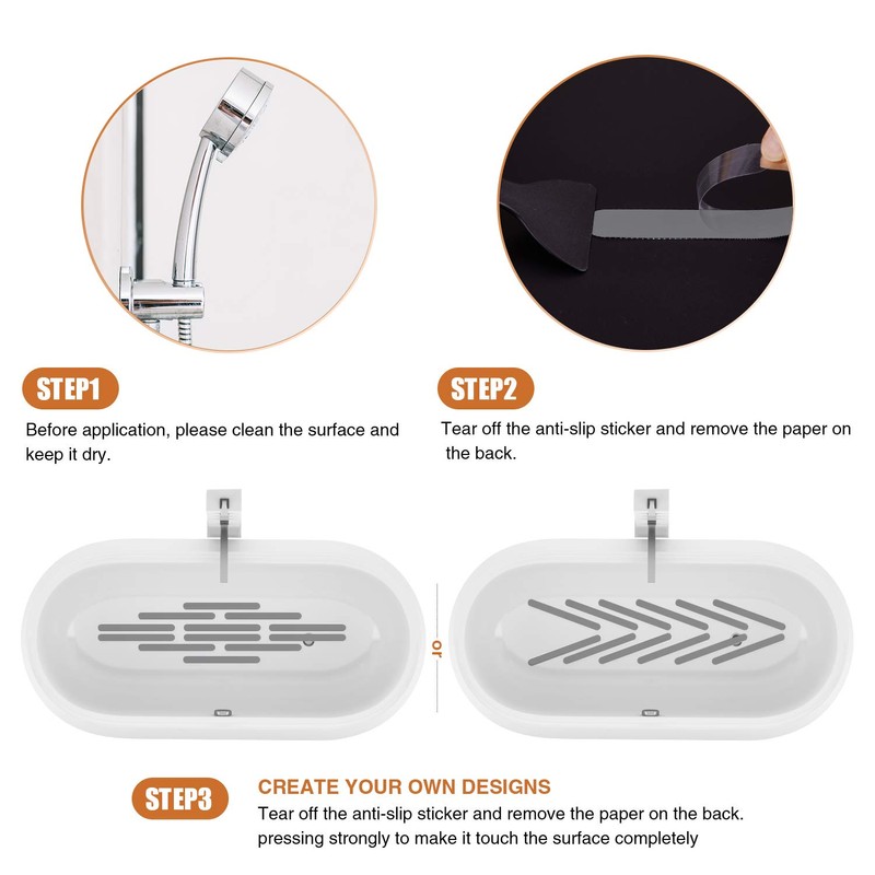 Non-Slip Bathtub Stickers,24 PCS Safety Bathroom Tubs Showers Treads Adhesive