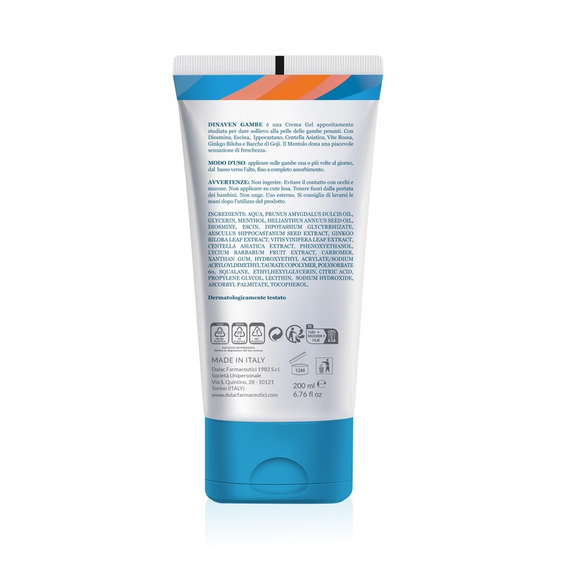 DuLàc, Dinaven Cold Effect Legs, Leg Cream with Diosmin, Escin,