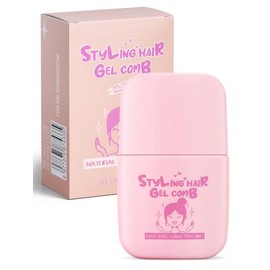 LUHI Barra de Cera para el Cabello,Gel Para Cabllo Con Peine, Gel para Cabello Mujer, No Grasosa, Sin Residuos,Cera de peinado suave y lisa para cabel