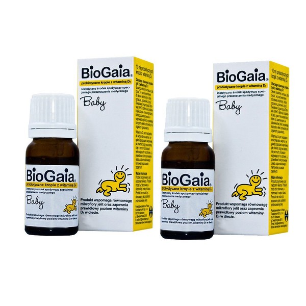 Biogaia Probiotic Drops for Baby Colic 2 x 5 ml