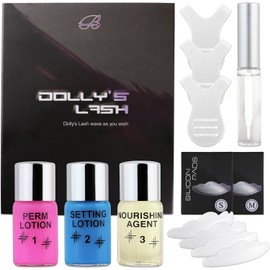 PANA - Kit de permanente de pestañas Dolly's Lash Professional con Small Pads y Medium Pads