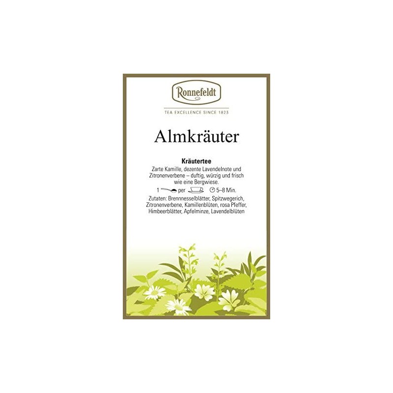 Ronnefeldt - Alpine Herbs - Herbal Tea - 100 g,