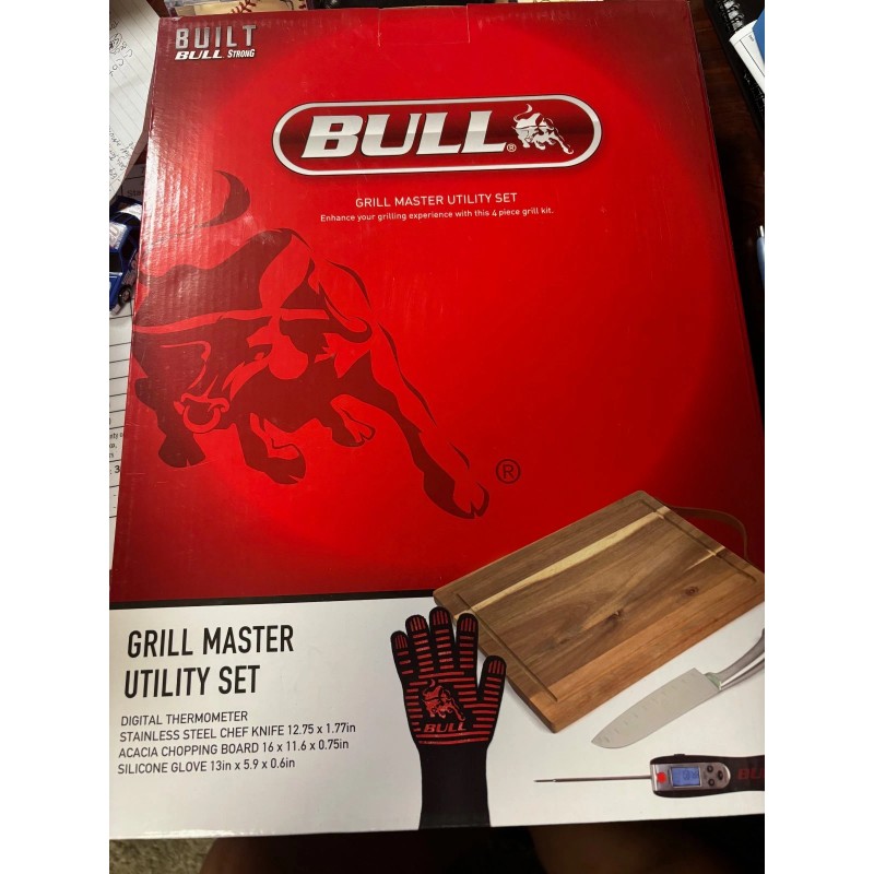 Bull Grill Master Utility Set 4 piece
