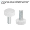PATIKIL M5x14 mm Knurled Thumb Screws 30pcs Male Thread Round