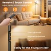 SIBRILLE LED Floor Lamp - Rotatable Standing Lamp with Touch