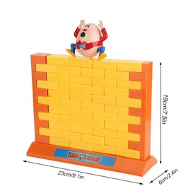 1Pc Demolish Humpty Dumpty Wall Game, Wall Demolish Game, Wall Demolish Educational Toy, Classic Children's Stacking Game that Promotes Speed, for Adults Parent Child