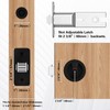 KIDOACOW Round Pocket Door Lock and Edge Pull, Privacy Pocket
