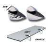 LIZOFERTAS Soportes Para Repisas De Cristal Tucan 35kg 4 Pares