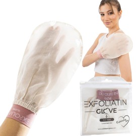 EXFOLIATIN GLOVE Premium Turkish Bath Mitt, Traditional Hammam Kese Exfoliating Glove, Fake Tan and Dead Skin Remover (for DRY Skin Types)