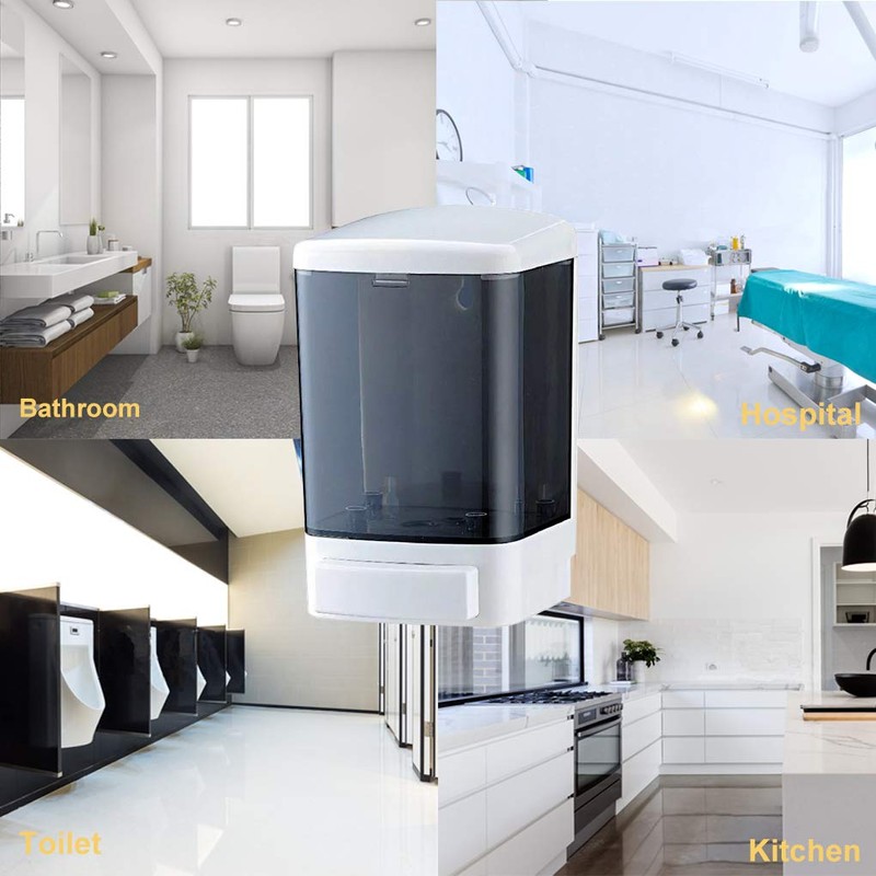 Evhome Manual Soap Dispenser Kitchen Bathroom Wall Mounted Commercial Soap