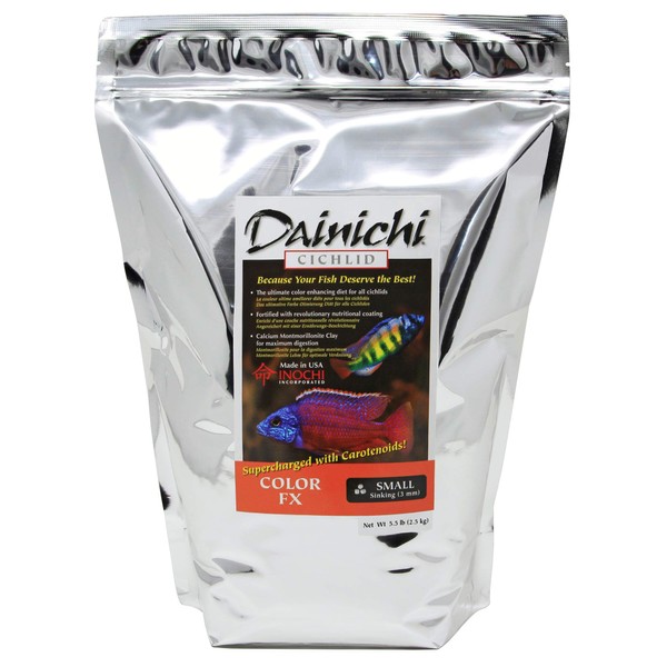 Dainichi Cichlid Food - Color FX Sinking Small Pellet -