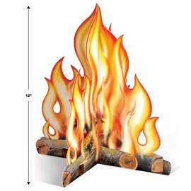 Beistle 57322 3D Campfire Centerpiece, 12-Inch