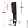 DCC 1 Series Metal Belt Clip - (SHS Model) -