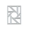 Rectangle Grid Frame Metal Die Cuts Dies, Rectangle Geometric Grid