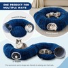 Yaning Bubble Cat Tunnel for Indoor Cats, Round Peekaboo Cave