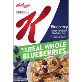 Generic Kelloggs.Specialk.Breakfast Cereal - 11 Vitamins and Minerals - Made with Real Blueberries - Blueberry, 11.6 Oz Box - Pack of 6