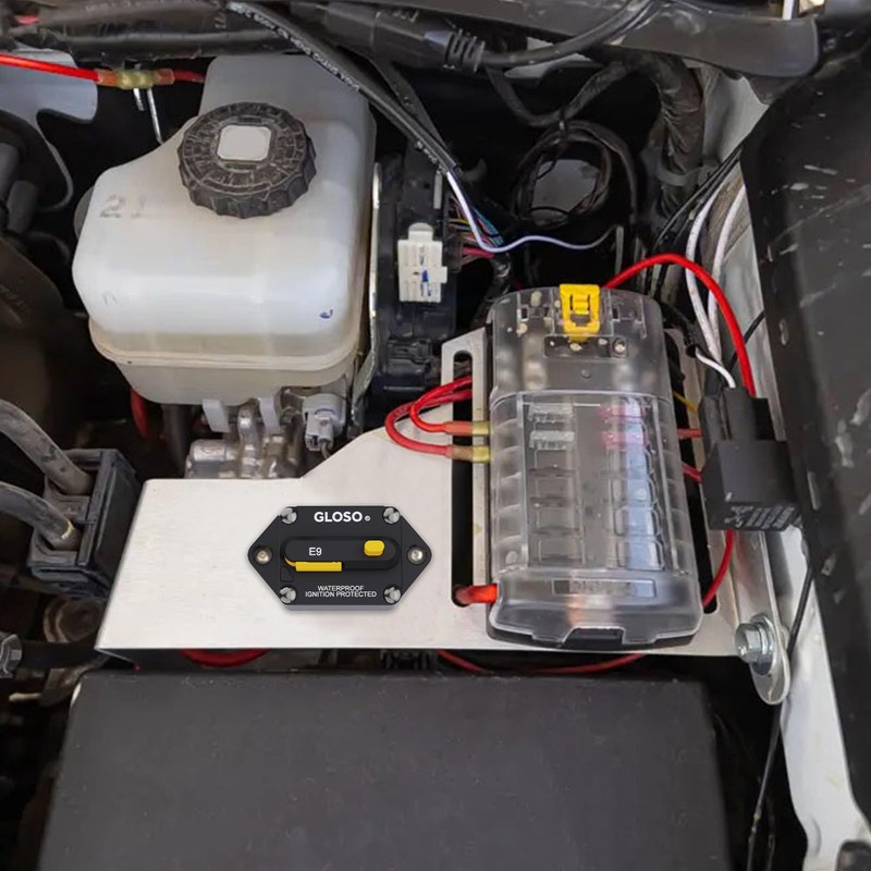 GLOSO Circuit Breaker 300A Marine Panel Mount Automotive RV E9F