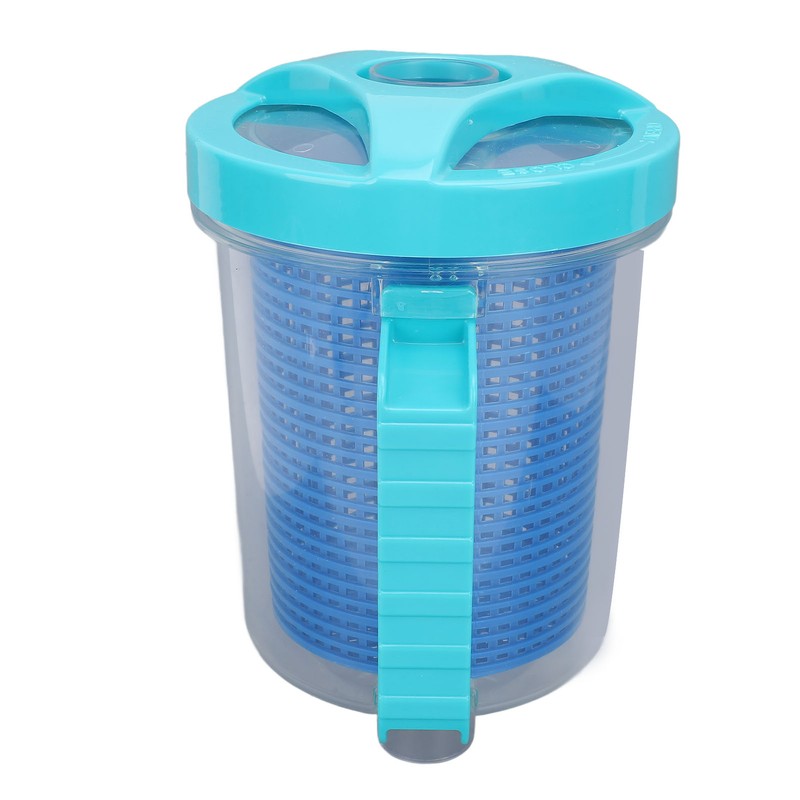Inline Pool Leaf Canister Plastic Pool Cleaner Leaf Catcher Trap