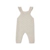 Vertbaudet Baby Knitted Dungarees with Valance Straps Oeko-Tex, beige heather