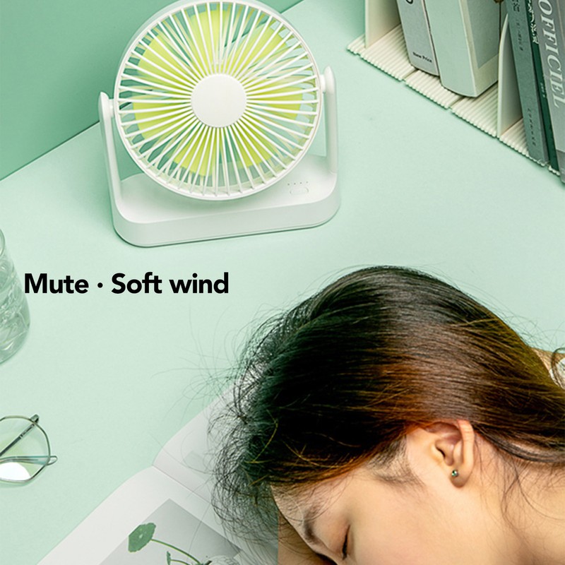 USB Desk Fan Wall Mounted Hanging Desk 3 in 1