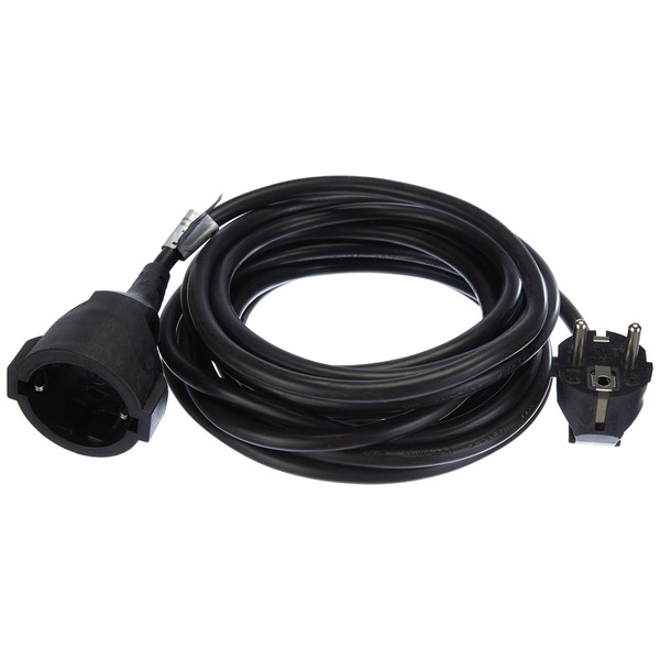 REV Ritter 0016050514 Verlängerung H05VV-F SK 5 m Black