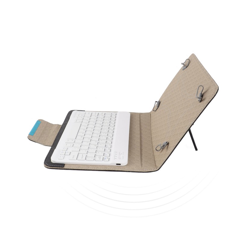 10'' Tablet Laptop Universal PU Protective Case Cover Bluetooth Keyboard