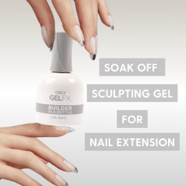 Orly Builder In A Bottle Soak-Off Sculpting Gel For Quick Nail Extension, Repair And Strengthening | Long-Lasting Builder Gel With Brush-On Application |Salon-Quality Nails At Home (Clear)