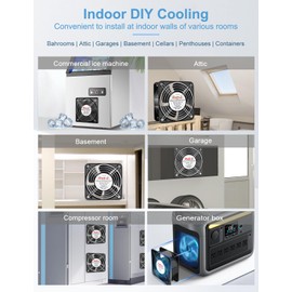 Wathai AC High Airflow Fan 15050 150mm x 50mm 6 inch 110V 120V Cooling Ventilation Exhaust Cooling Fan