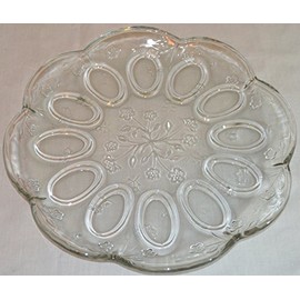 Anchor Hocking Savannah Egg Plate 12"