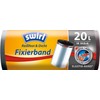Swirl Fixierband-Müllbeutel, 20 Liter, 4 Rollen mit je 15 Beuteln,