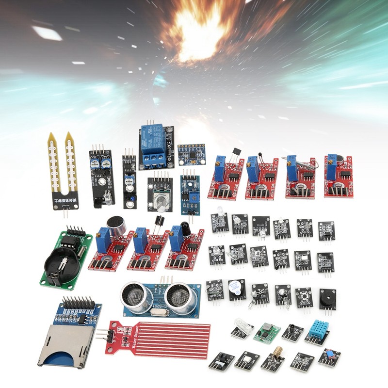 45pcs set Sensor Modules Starter Kit Professional DIY's Updated Development