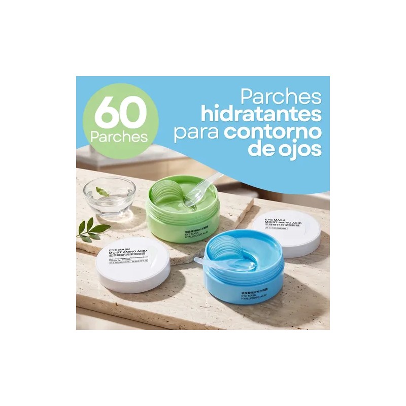 Parches Hydrogel Para Ojos Colágeno Anti Ojera Hidratante F