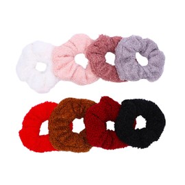 Mikinona 8pcs Elastic Hair Ties Soft Ponytail Holders for Women and Versatile Hair Accessories for Everyday Wear Stylish and Durable in Colors