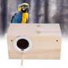 Sheens Bird Breeding Box, Natural Wood Small Bird Nest for