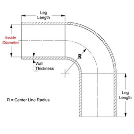 HPS 3/8" ID, Silicone 90 Degree Elbow Coupler Hose, High Temp 4-Ply Reinforced, Leg Length on Each Side: 4-1/2", 100 Psi Max. Pressure, SEC-8746-BLK, Silicone, Black