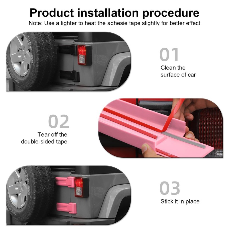 CheroCar Door Hinge Cover &Tailgate Hinge Cover Exterior Accessories Decoration