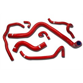 TT Racing Red Silicone Radiator Hose Kit for Honda Accord CF4/CL1 SIR/T TT1305CRE