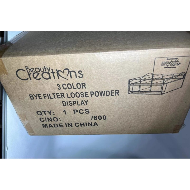 Beauty Creations Polvo Bye Filter Beauty Creations Con Exhibidor