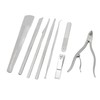 8Pcs Pedicure Knife Stainless Steel Dead Skin Remover Portable Foot
