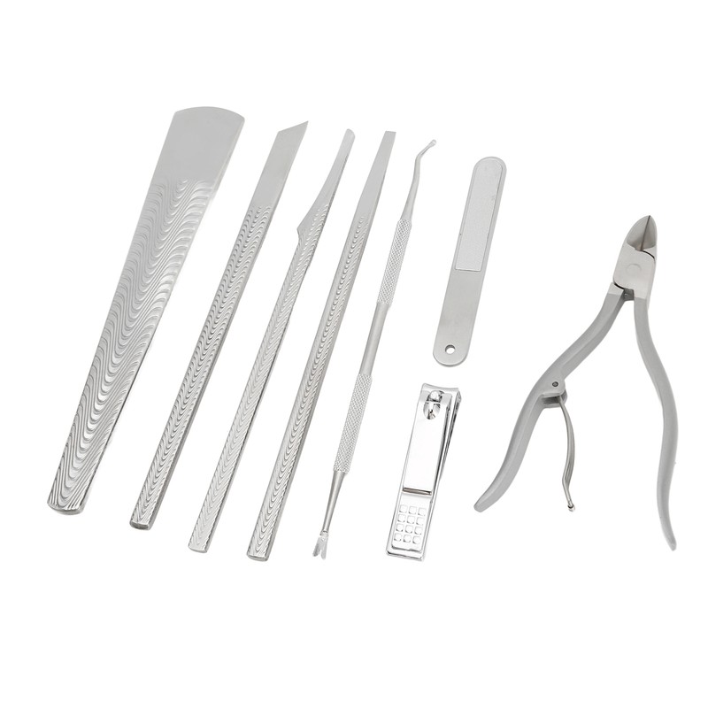 8Pcs Pedicure Knife Stainless Steel Dead Skin Remover Portable Foot