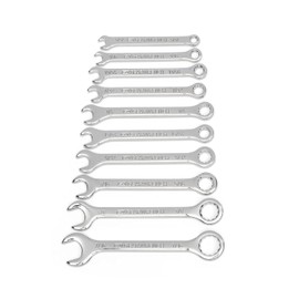 GEARWRENCH 86560 Juego de llaves combinadas de enano SAE de 10 piezas