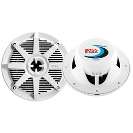 BOSS Audio Systems MR62W 200 Watt Per Pair, 6.5 Inch, Full Range, 2 Way Weatherproof Marine Speakers Sold in Pairs