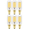 Dimmable E12 LED Bulbs 6W, T6 Edison Light Bulbs Soft