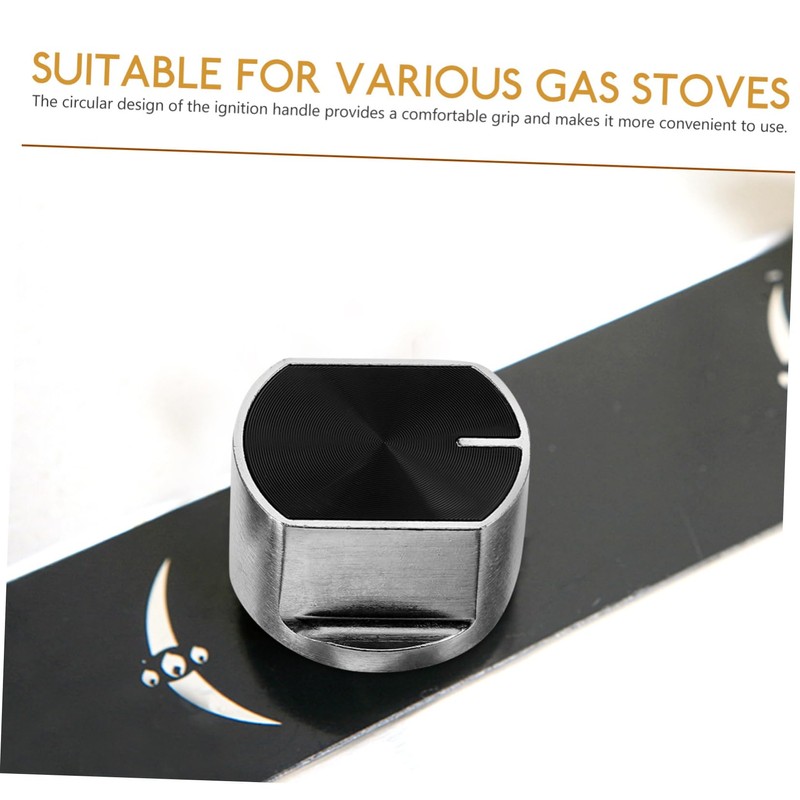 CORHAD Sturdy Metal Gas Stove Control Knobs Replacement 2pcs Oven