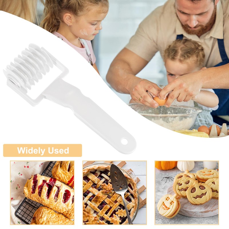 sourcing map Pizza Dough Docker Roller Plastic Pastry Bubble Docker