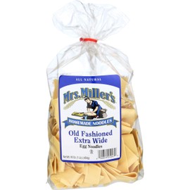 Mrs. Miller's Homemade Old Fashioned Egg Noodles, Extra Wide, 16 OZ (Pack of 1)