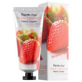Vibrant, Refreshing Strawberry Scent Hydrating Hand Cream 100ml 2ea